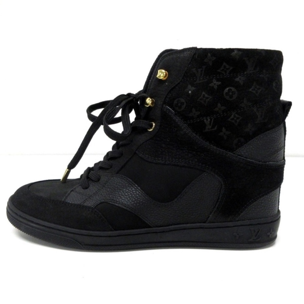 LOUIS VUITTON CLIFF WEDGE SNEAKERS - Picture 4 of 14